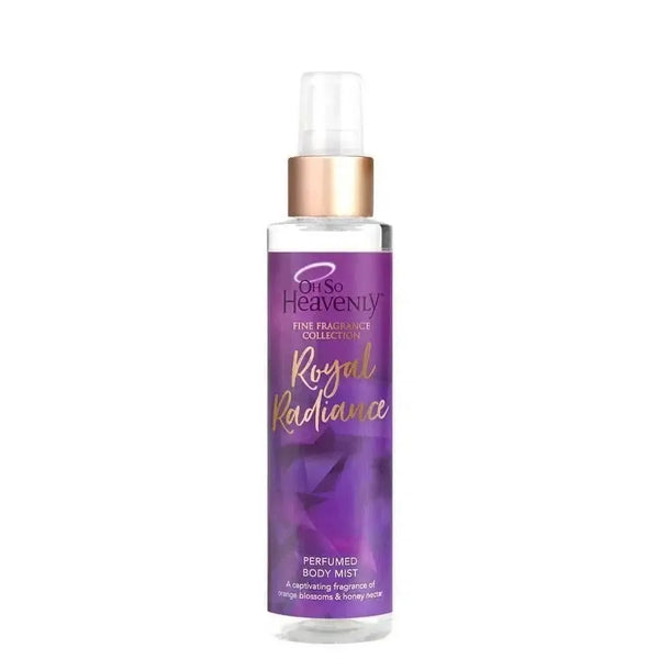 Oh So Heavenly Fine Fragrance Body Mist Royal Radiance 150ml bottle with floral and honey scent