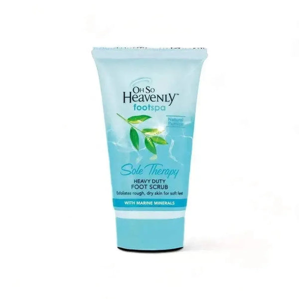 Oh So Heavenly Footspa heavy duty foot scrub with natural pumice and marine minerals for exfoliating rough skin