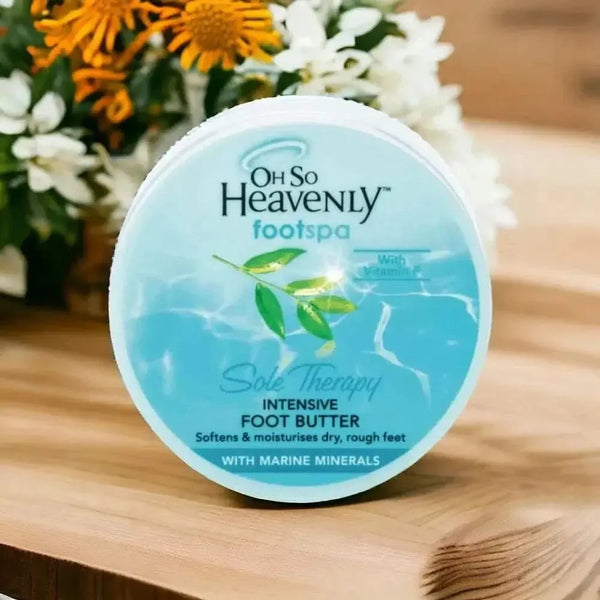 Oh So Heavenly Footspa Sole Therapy Intensive Foot Butter 175ml with Marine Minerals and Vitamin F for soft, conditioned feet