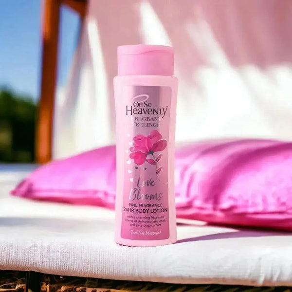 Oh So Heavenly Fragrant Feelings Body Lotion Love Blooms 375ml pink floral moisturizing lotion