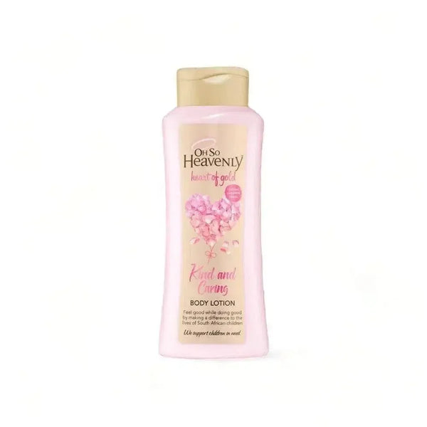 Oh So Heavenly Heart of Gold Body Lotion 720ml moisturizing and charity-supporting skincare product