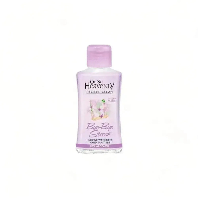 Oh So Heavenly Hygiene waterless hand sanitiser with 70% alcohol and soothing aromatherapy, vegan and cruelty-free, 90ml