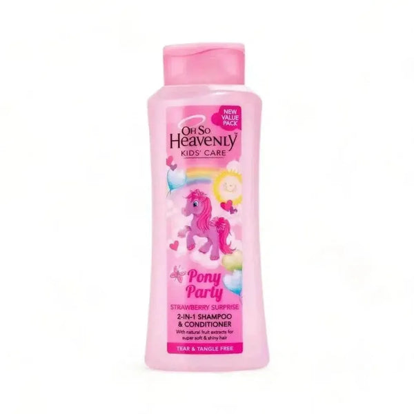 Oh So Heavenly Kids’ Care Pony Party 2-in-1 Strawberry Shampoo & Conditioner bottle 700ml