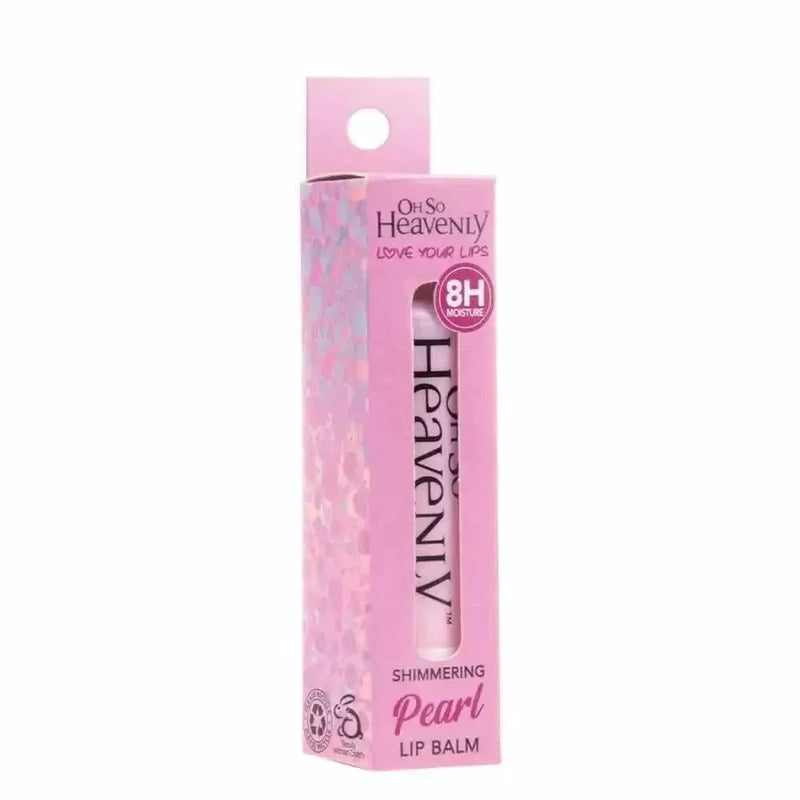 Oh So Heavenly Love your Lips Shimmer Pearl Lip Balm Stick with Vitamin E and iced cranberry flavor