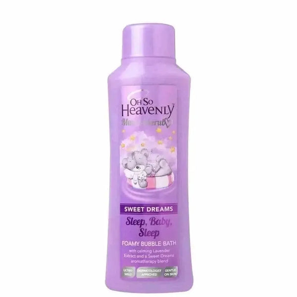 Oh So Heavenly Mum & Cherub Sweet Dreams foamy bubble bath 750ml with lavender and calming aromatherapy for babies