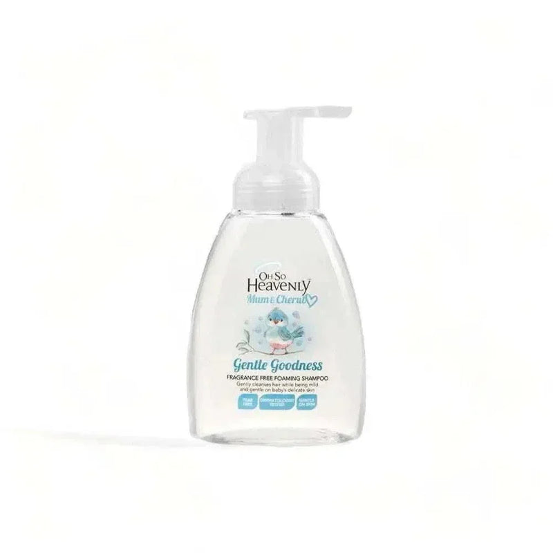 Oh So Heavenly Mum & Cherub Gentle Goodness Foaming Shampoo 250ml bottle for babies