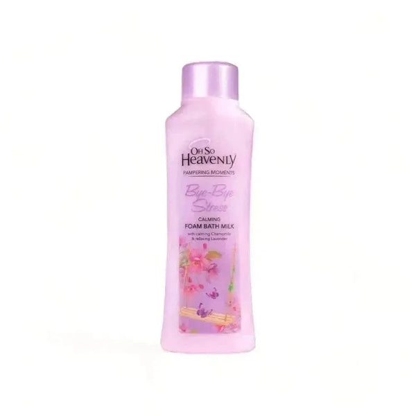 Oh So Heavenly Pampering Moments foam bath milk with lavender and chamomile for stress relief, vegan and cruelty-free, 750ml