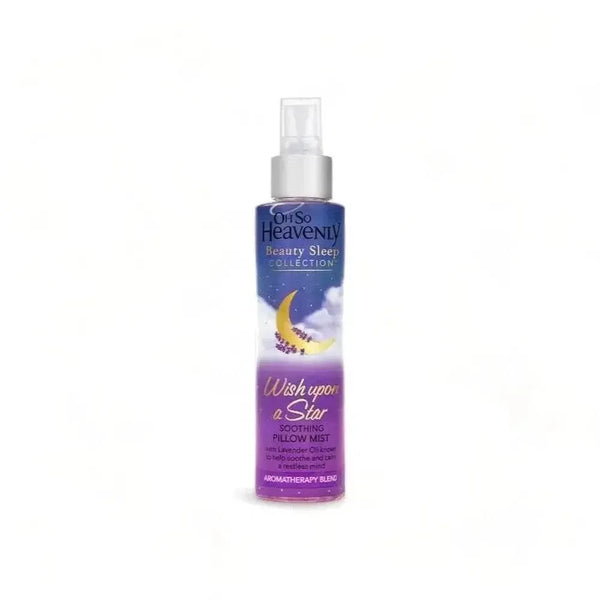 Oh So Heavenly Beauty Sleep Collection Wish Upon a Star Pillow Mist 150ml bottle with lavender and aromatherapy benefits