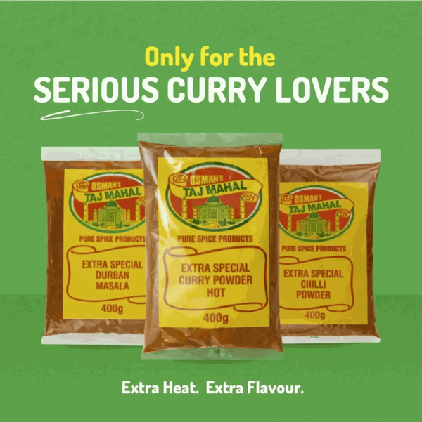Osman's Durban Masala Spice 100g packet with traditional and modern spice blend for flavorful cooking