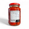 Jar of PEPPADEWS Sweet Piquante Peppers hot whole in brine, 400g with red lid and nutrition label