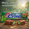 Nestle Peppermint Crisp chocolate bar with mint-flavored cracknel filling
