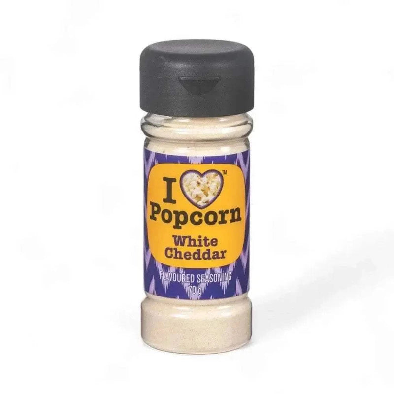 Popcorn Delights White Cheddar Popcorn Seasoning 70g bottle