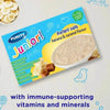 Purity Instant Oats Banana & Caramel 8-pack sachets nutritious kid's breakfast with real banana and caramel flavors