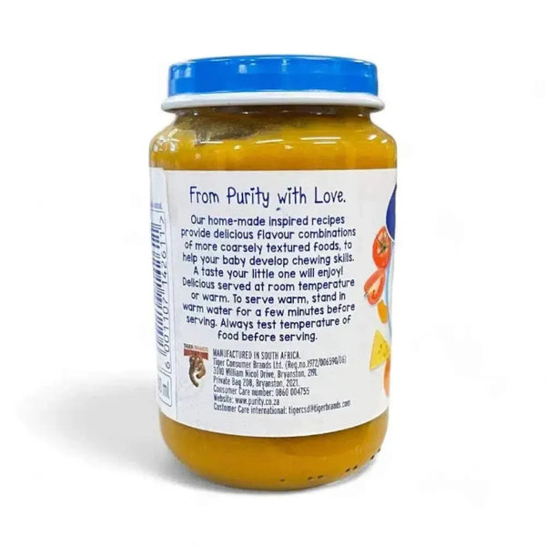 Purity Puree Jar Butternut Lasagne baby food 200ml nutritious meal for babies 8 months+