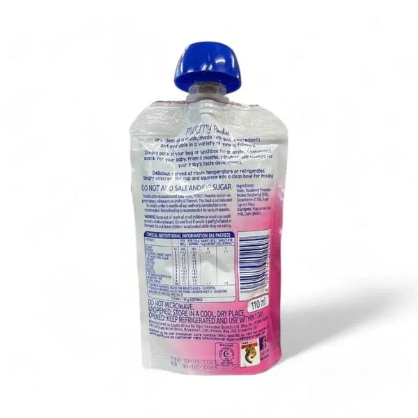 Purity Sachet fruit pouch mixed berries 110ml baby snack no preservatives