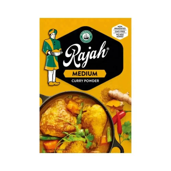 Rajah Medium Curry Powder 100g box authentic South African spice blend