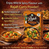 Rajah Curry Powder 50g pack with mild and spicy authentic Indian spice blend for curries and marinades