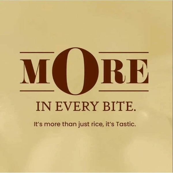 Tastic Long Grain Parboiled Rice packaging with the slogan "More in Every Bite."