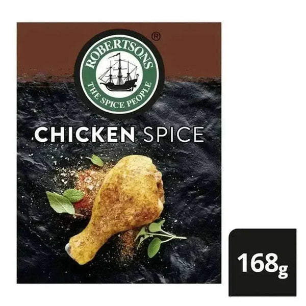 Robertsons Refill Chicken Spice 168g seasoning pack with paprika for authentic South African chicken flavor