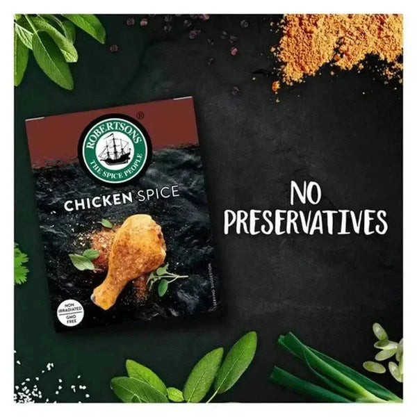 Robertsons Refill Chicken Spice 168g pack with premium South African seasoning for chicken
