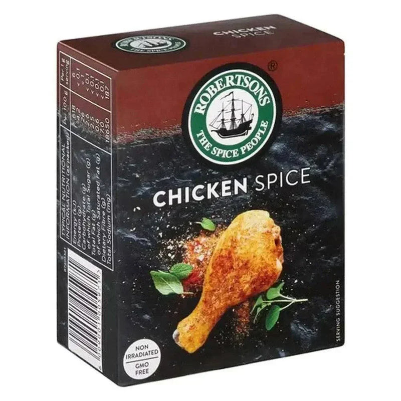 Robertsons Refill Chicken Spice 168g premium seasoning with paprika for authentic South African chicken flavor