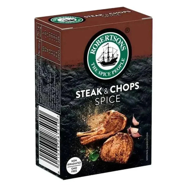 Robertsons Refill Steak & Chop 80g natural spice blend for meat dishes