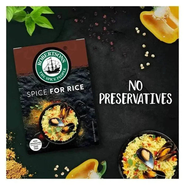 Robertsons Spice for Rice 89g refill pack with turmeric, paprika, and coriander blend for flavorful and healthy rice seasoning