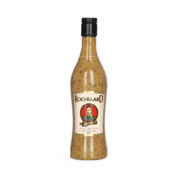 Rooibaard Groen Trui Chilli Sauce 550ml bottle with green chilies and herbs.