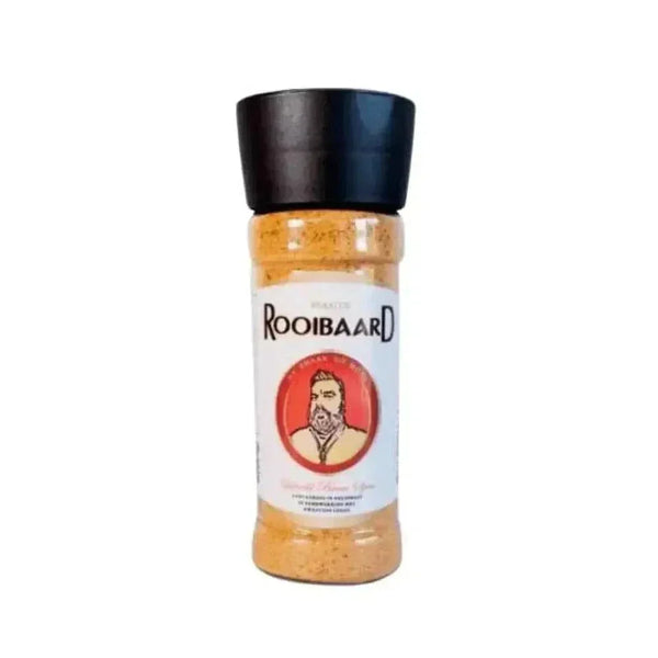 Rooibaard Meat Spice 170ml bottle for versatile grilling and cooking seasoning