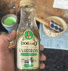 Rooibaard Sauce Baardjang Matige Jalapeno 350ml bottle held in hand, featuring mild jalapeno flavor.