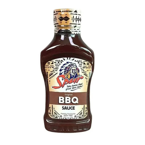 SPUR BBQ Sauce 500ml bottle with smoky sweet flavor for marinating and grilling