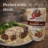 SPUR Sauce Mushroom 200ml jar with creamy savory mushroom sauce for versatile meal enhancement