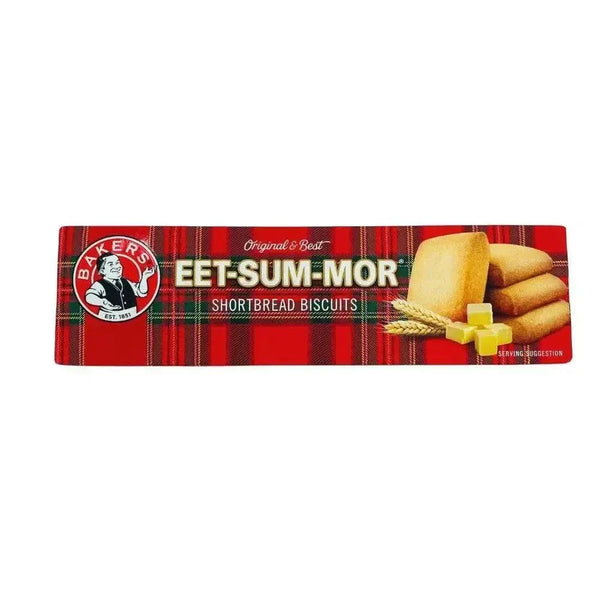 Bakers Eet-Sum-Mor 200G shortbread biscuits pack with rich buttery flavor and crumbly texture