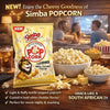 Simba Popcorn White Cheddar 90g bag of kettle-popped cheesy popcorn snack
