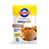 Snowflake Cappuccino Muffin Mix 500g package displaying muffins and brand logo.