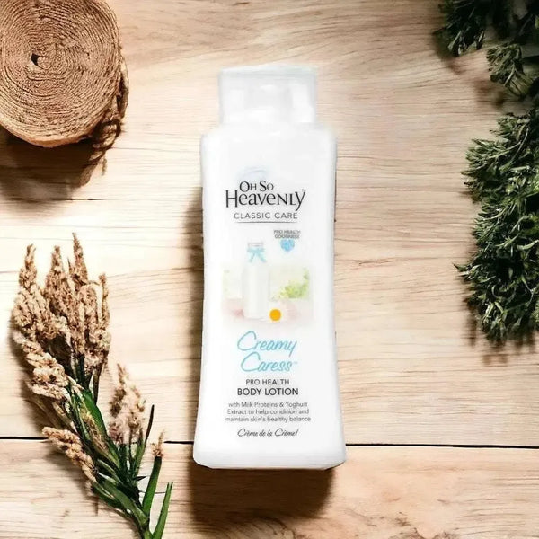 Oh So Heavenly Classic Care Body Lotion 720ml bottle with creamy texture and floral scent