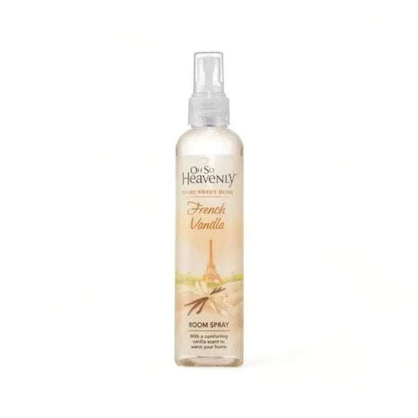 Oh So Heavenly Home Sweet Home French Vanilla room spray 200ml with warm vanilla scent