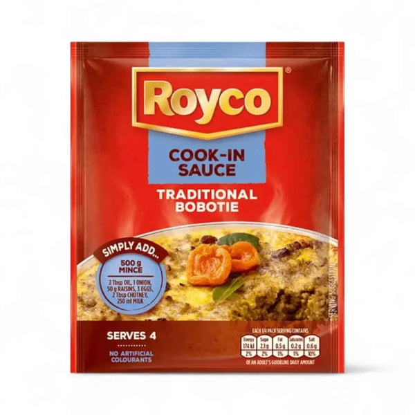 Royco Traditional Bobotie Cook-in Sauce 50g packet for easy family meals