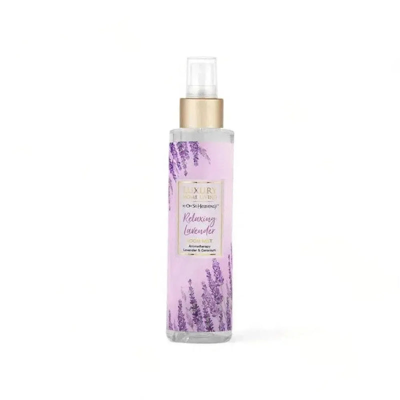 Oh So Heavenly Luxury Living Relaxing Lavender Room Spray 150ml with geranium jasmine and sandalwood scent