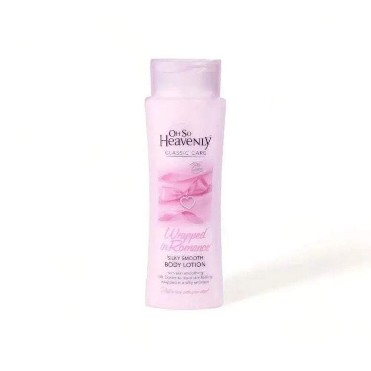 Oh So Heavenly Classic Care Wrapped In Romance body lotion 375ml with silky texture and fruity floral fragrance