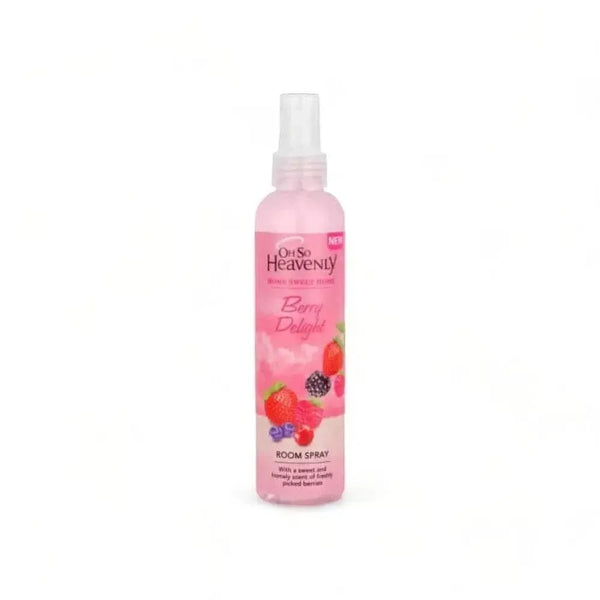 Oh So Heavenly Home Sweet Home Berry Delight room spray bottle 200ml with berry floral scent