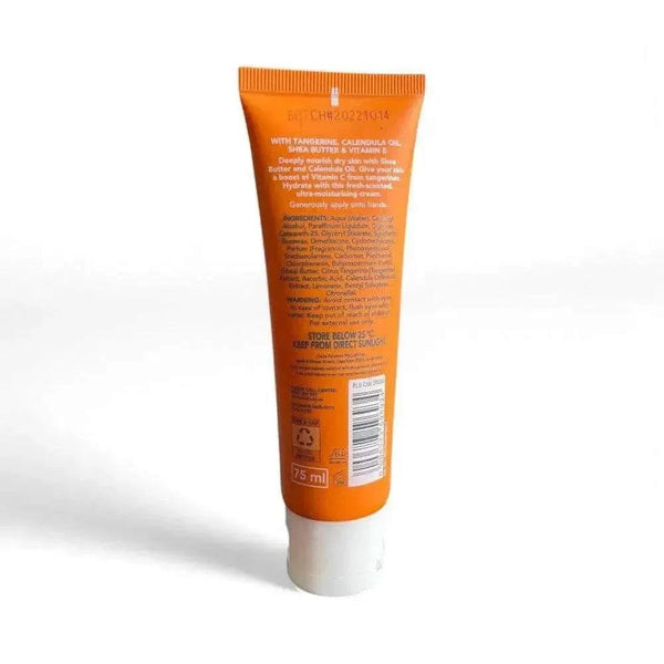 Sorbet Hand & Nail Cream Hydrating 75ml tube with tangerine and shea butter for soft, nourished hands and nails