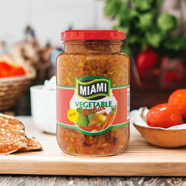 Miami Vegetable Atchar Hot 380g - Something From Home - South African Shop