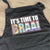 It's TIME to Braai Apron - Black - Something From Home - South African Shop