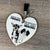 Key Tag - Wooden Heart Crazy Friends - Something From Home - South African Shop