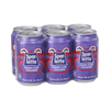 Six-pack of 330ml Sparletta Cherry Plum cans, South African cherry and plum flavored soft drink