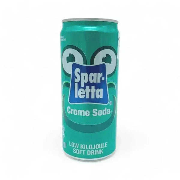 Sparletta Cream Soda 300ml green bottle South African soft drink refreshing cream soda beverage