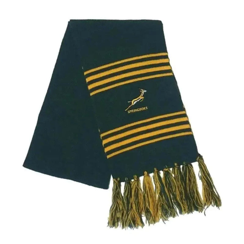Springbok supporter scarf with bold Springbok pattern