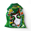 Green Springbok "Bokkie" hooded towel with cartoon mascot design for kids.