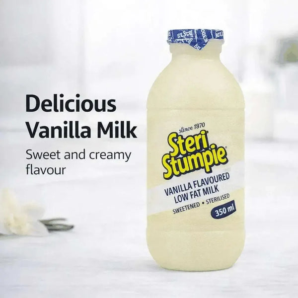 Steri Stumpie - Vanilla Flavoured Low Fat Milk (350ml) Facebook Ad